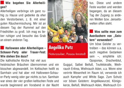 3 Fragen an Angelika Putz, PaWo 30.10.2013